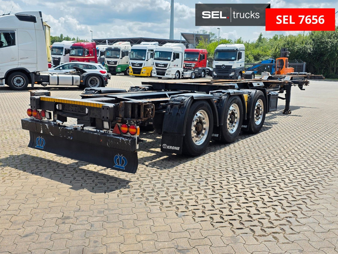Krone SD / Teleskop / Alu-Felgen / Liftachse - סמיטריילר מוביל מכולות/ החלפת גוף: תמונה 5 Krone SD / Teleskop / Alu-Felgen / Liftachse - סמיטריילר מוביל מכולות/ החלפת גוף: תמונה 5