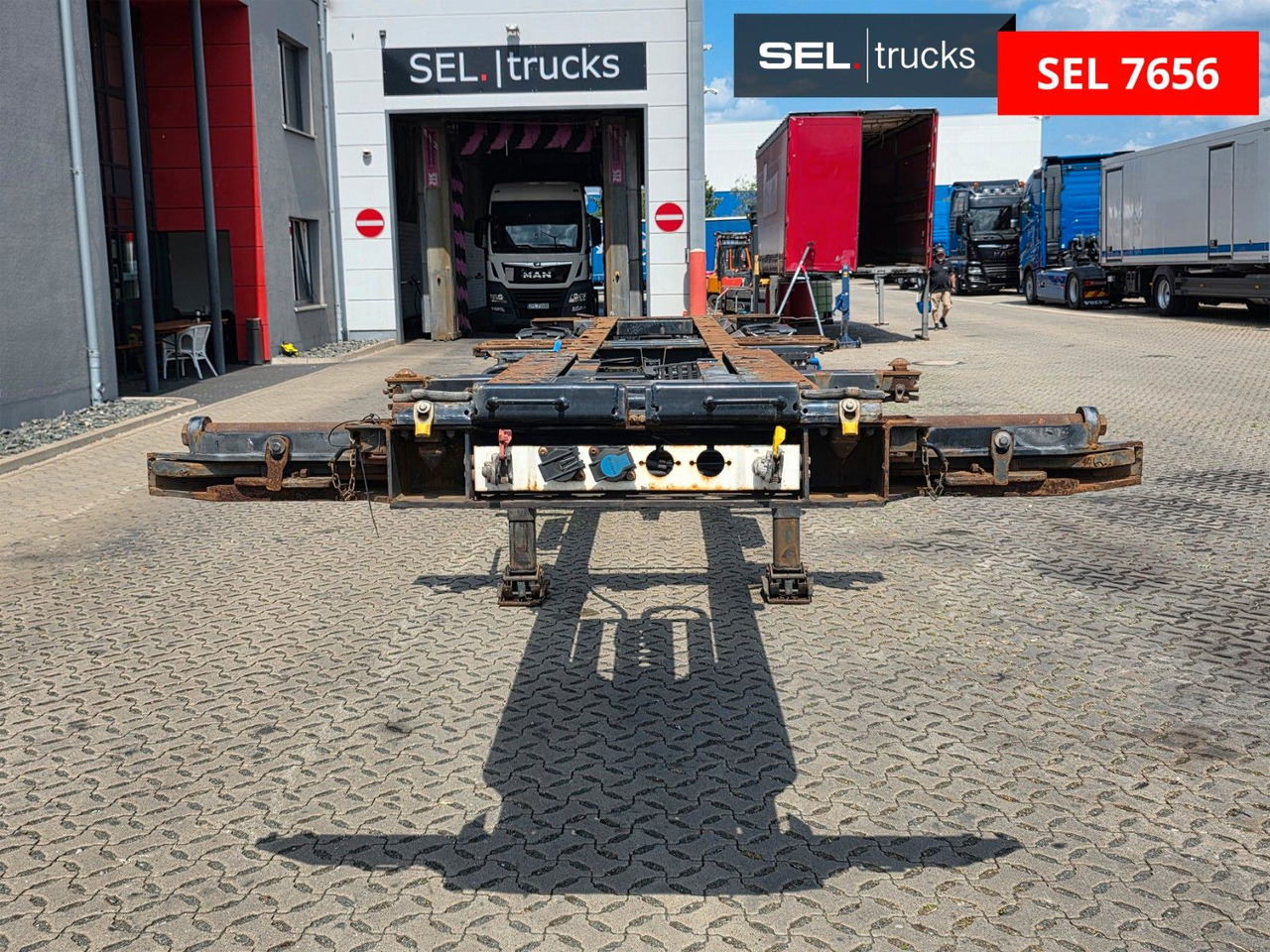 Krone SD / Teleskop / Alu-Felgen / Liftachse - סמיטריילר מוביל מכולות/ החלפת גוף: תמונה 2 Krone SD / Teleskop / Alu-Felgen / Liftachse - סמיטריילר מוביל מכולות/ החלפת גוף: תמונה 2