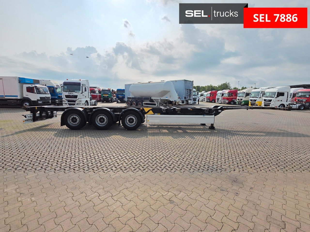 Krone SD / Teleskop / Liftachse - סמיטריילר מוביל מכולות/ החלפת גוף: תמונה 4 Krone SD / Teleskop / Liftachse - סמיטריילר מוביל מכולות/ החלפת גוף: תמונה 4