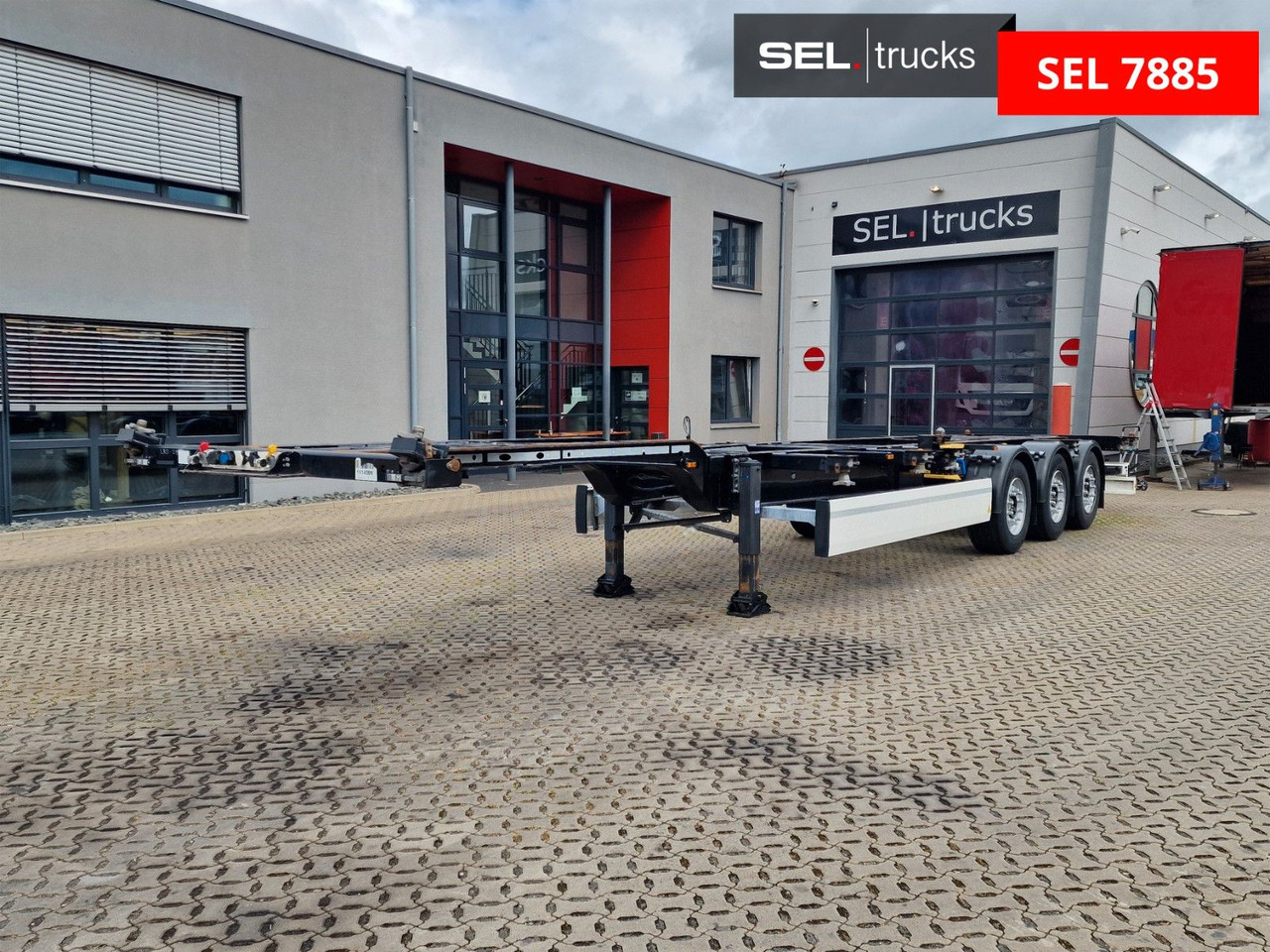 Krone SD / Teleskop / Liftachse - סמיטריילר מוביל מכולות/ החלפת גוף: תמונה 1 Krone SD / Teleskop / Liftachse - סמיטריילר מוביל מכולות/ החלפת גוף: תמונה 1
