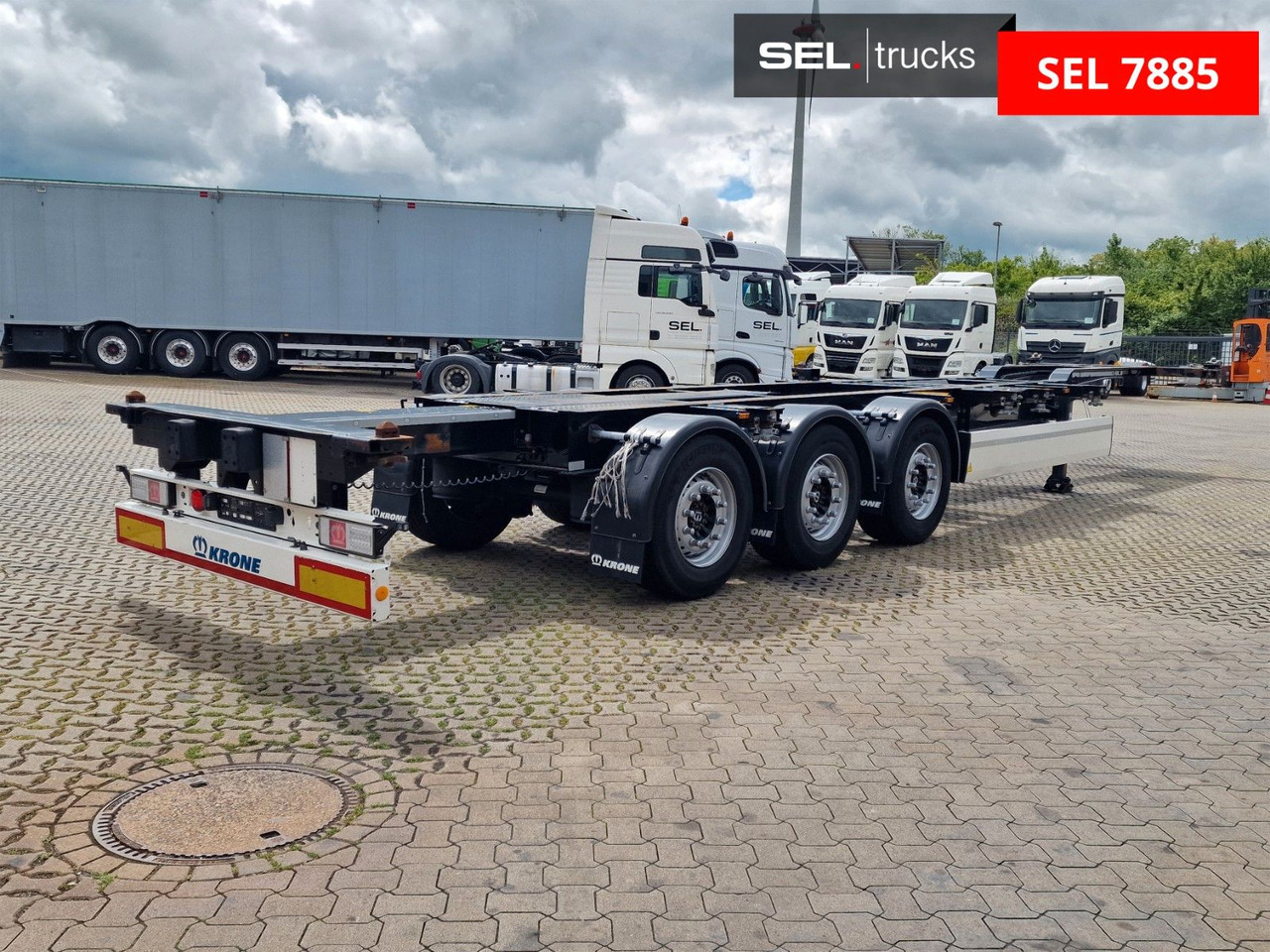 Krone SD / Teleskop / Liftachse - סמיטריילר מוביל מכולות/ החלפת גוף: תמונה 5 Krone SD / Teleskop / Liftachse - סמיטריילר מוביל מכולות/ החלפת גוף: תמונה 5