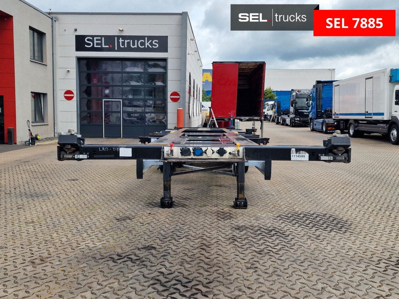 Krone SD / Teleskop / Liftachse - סמיטריילר מוביל מכולות/ החלפת גוף: תמונה 2 Krone SD / Teleskop / Liftachse - סמיטריילר מוביל מכולות/ החלפת גוף: תמונה 2