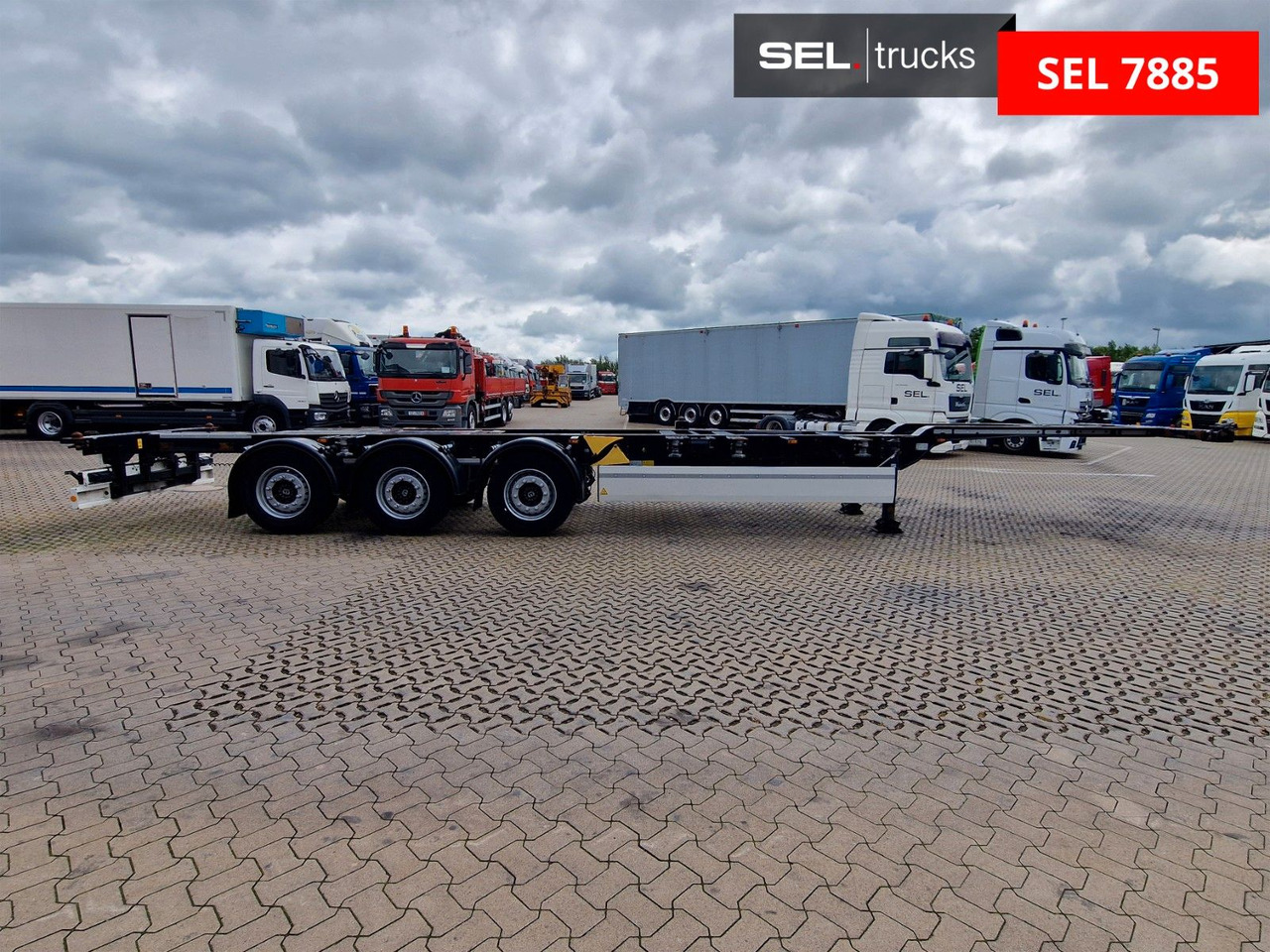 Krone SD / Teleskop / Liftachse - סמיטריילר מוביל מכולות/ החלפת גוף: תמונה 4 Krone SD / Teleskop / Liftachse - סמיטריילר מוביל מכולות/ החלפת גוף: תמונה 4