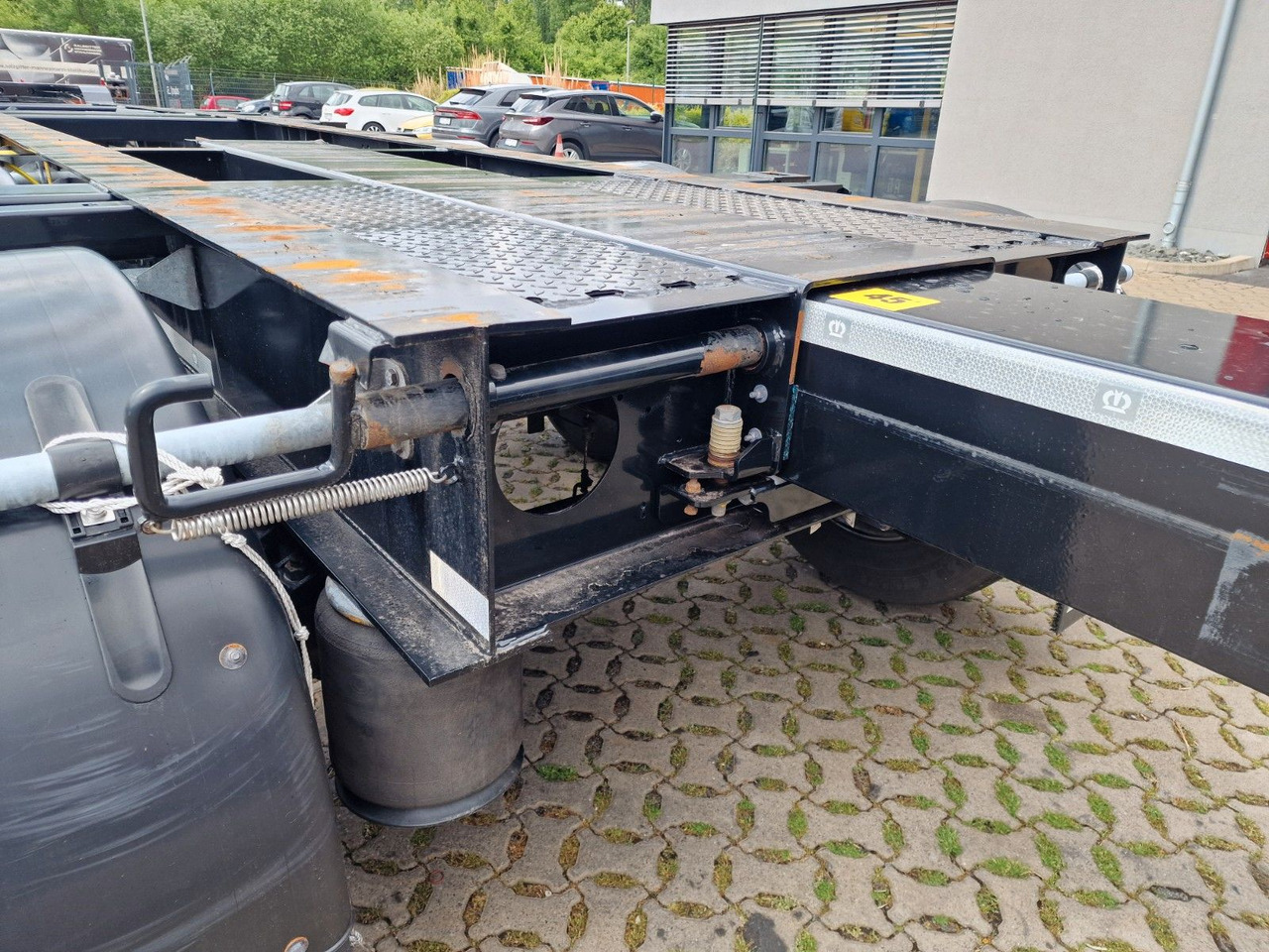 סמיטריילר מוביל מכולות/ החלפת גוף Krone SD / Teleskop / Liftachse: תמונה 14
