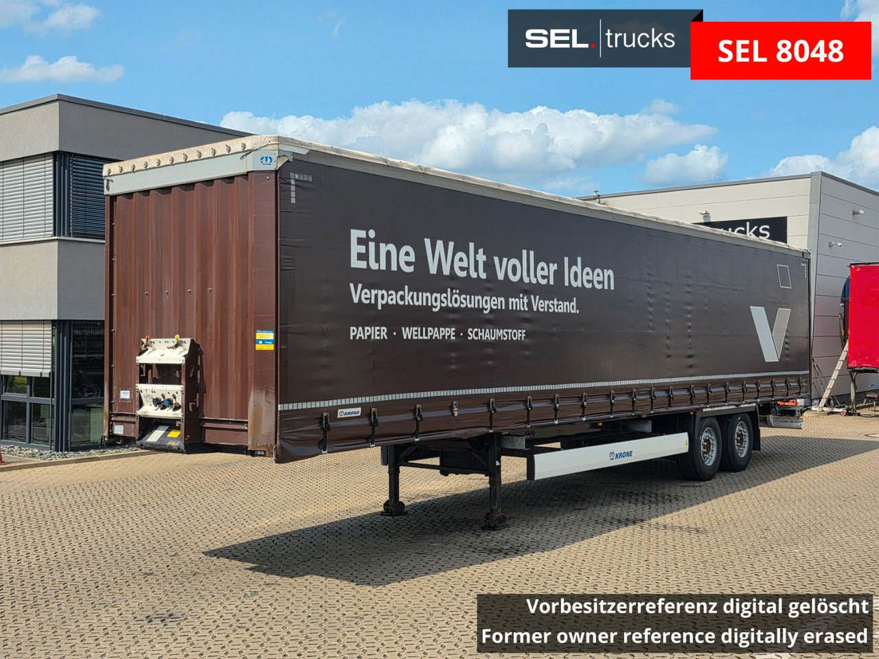 Krone SZ / EDSCHA / Liftachse - סמיטריילר עם וילונות צד: תמונה 1 Krone SZ / EDSCHA / Liftachse - סמיטריילר עם וילונות צד: תמונה 1
