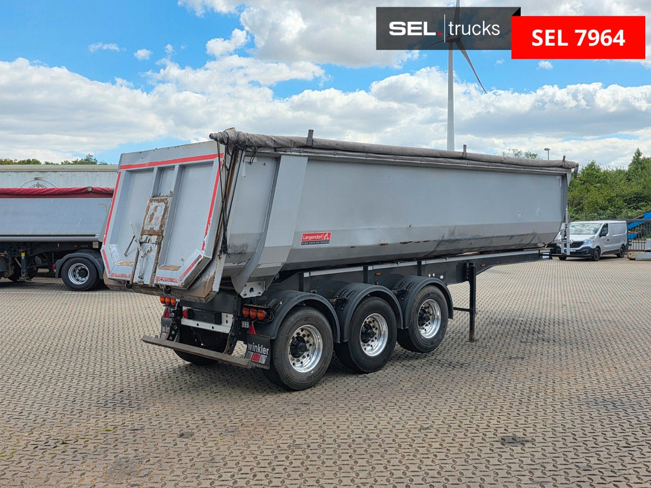 Langendorf SKS-HS 24/30 / Alu-Felgen / Liftachse - סמיטריילר עם מזהיר: תמונה 5 Langendorf SKS-HS 24/30 / Alu-Felgen / Liftachse - סמיטריילר עם מזהיר: תמונה 5