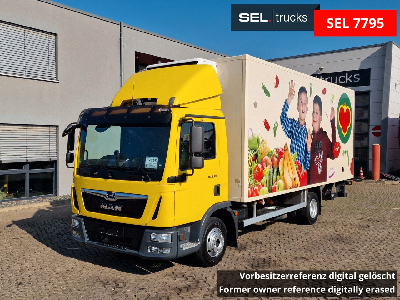 MAN TGL 8:190 4X2 BL / Ladebordwand / Carrier / 6D - כלי רכב מסחרי לקירור: תמונה 1 MAN TGL 8:190 4X2 BL / Ladebordwand / Carrier / 6D - כלי רכב מסחרי לקירור: תמונה 1