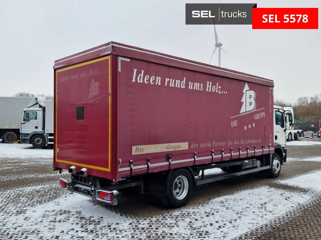 MAN TGM 18.250 4X2 LL / Staplerhalterung - משאית וילונות צד: תמונה 5 MAN TGM 18.250 4X2 LL / Staplerhalterung - משאית וילונות צד: תמונה 5
