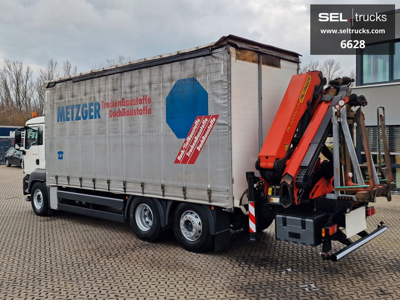 MAN TGS 26.360 / Palfinger PK 22002EH / Lenkachse MAN TGS 26.360 / Palfinger PK 22002EH / Lenkachse - משאית מנוף, משאית וילונות צד: תמונה 2 MAN TGS 26.360 / Palfinger PK 22002EH / Lenkachse MAN TGS 26.360 / Palfinger PK 22002EH / Lenkachse - משאית מנוף, משאית וילונות צד: תמונה 2