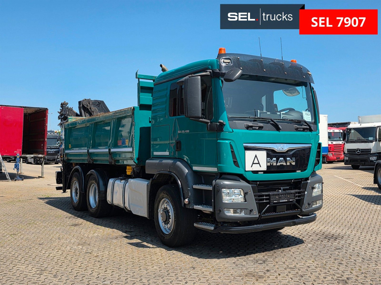MAN TGS 28.480 6X4H-4 BL /HIAB /Fernbed. / Lenkachse - מזהיר, משאית מנוף: תמונה 5 MAN TGS 28.480 6X4H-4 BL /HIAB /Fernbed. / Lenkachse - מזהיר, משאית מנוף: תמונה 5