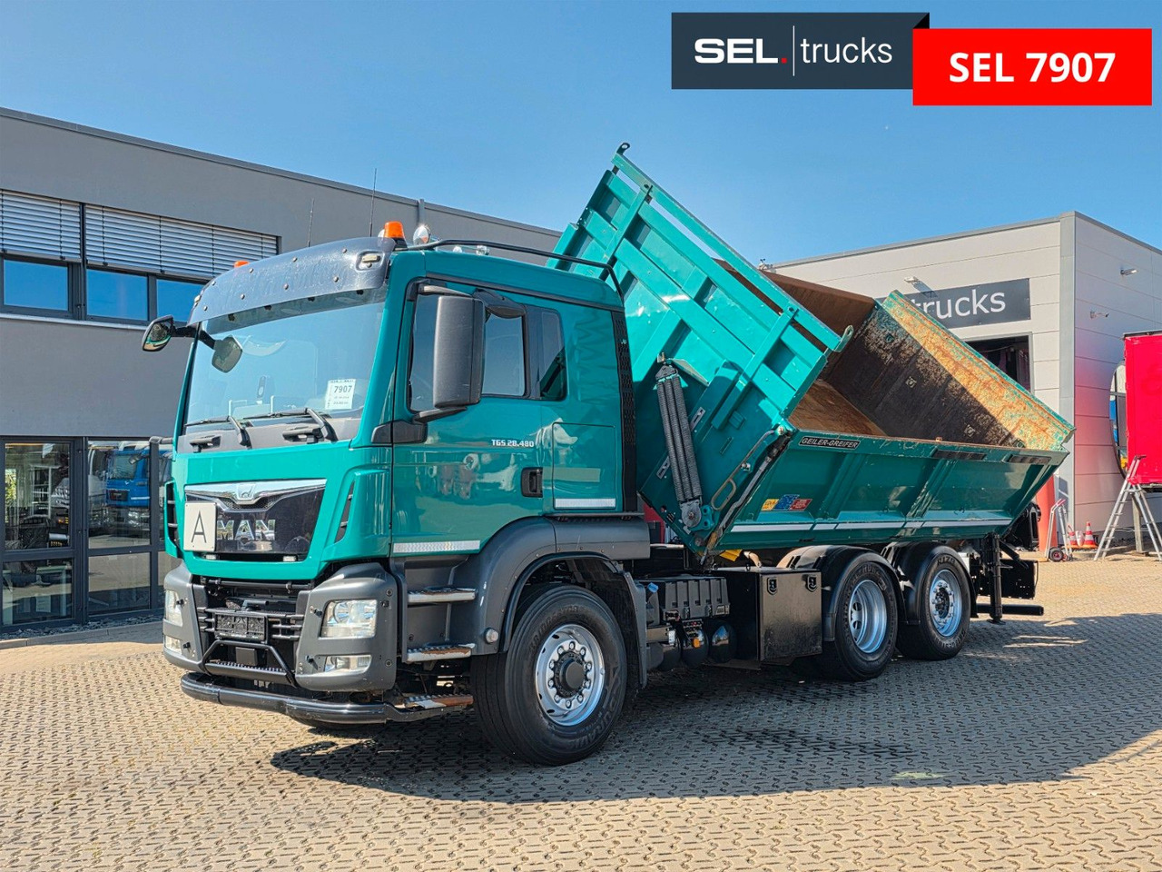 MAN TGS 28.480 6X4H-4 BL /HIAB /Fernbed. / Lenkachse - מזהיר, משאית מנוף: תמונה 2 MAN TGS 28.480 6X4H-4 BL /HIAB /Fernbed. / Lenkachse - מזהיר, משאית מנוף: תמונה 2