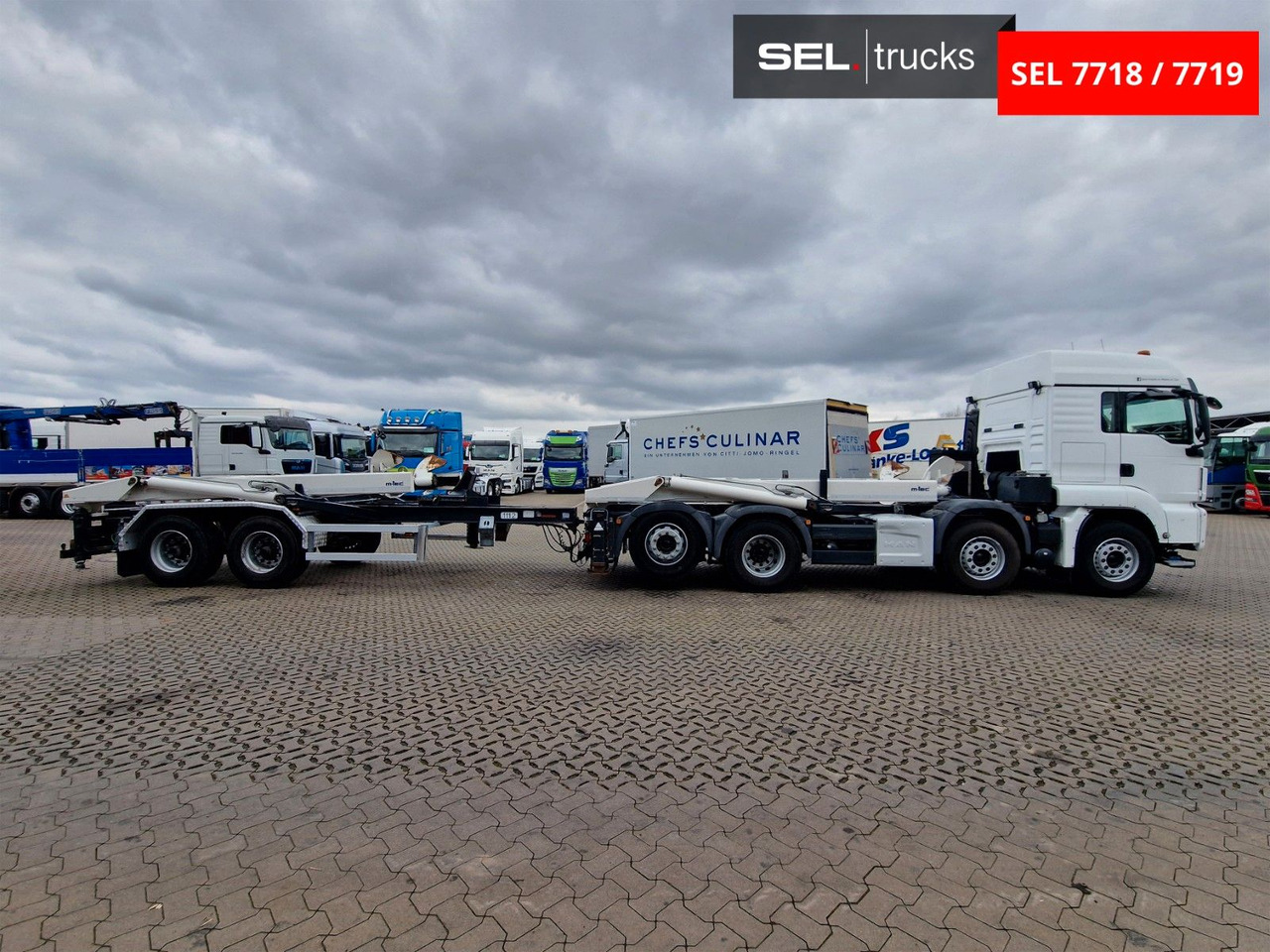 MAN TGS 35.500.8X2-6 BL / Silosteller / Lenkachse - מזהיר: תמונה 4 MAN TGS 35.500.8X2-6 BL / Silosteller / Lenkachse - מזהיר: תמונה 4