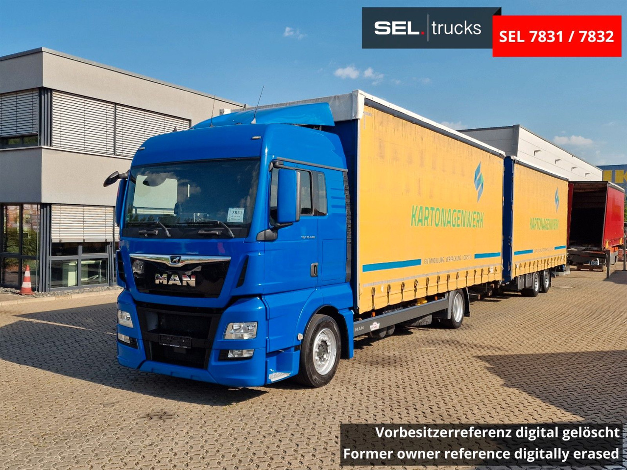 MAN TGX 18.440 4X2 LL-U / Intarder /Jumbo /Durchlade - משאית וילונות צד: תמונה 1 MAN TGX 18.440 4X2 LL-U / Intarder /Jumbo /Durchlade - משאית וילונות צד: תמונה 1