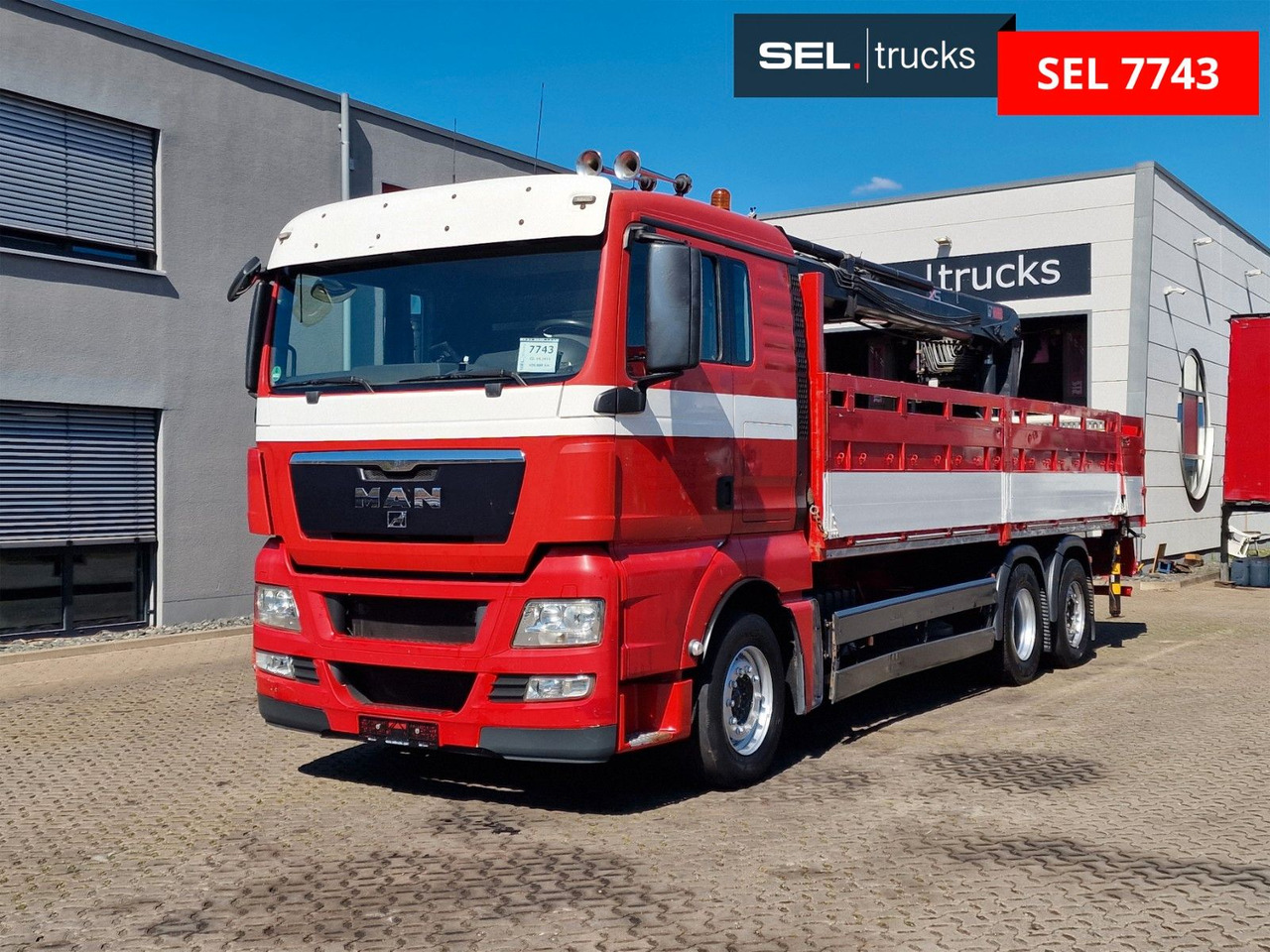 MAN TGX 26.400 6x2-2 BL / Intarder / HIAB /Lenkachse - משאית מנוף: תמונה 1 MAN TGX 26.400 6x2-2 BL / Intarder / HIAB /Lenkachse - משאית מנוף: תמונה 1