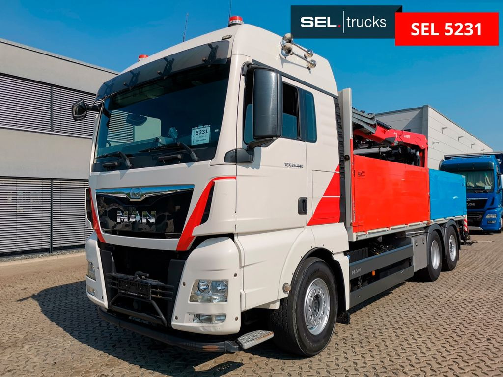 MAN TGX 26.440 6X2-4 BL /Fassi /Lenkachse /Intarder MAN TGX 26.440 6X2-4 BL /Fassi /Lenkachse /Intarder - משאית מנוף: תמונה 1 MAN TGX 26.440 6X2-4 BL /Fassi /Lenkachse /Intarder MAN TGX 26.440 6X2-4 BL /Fassi /Lenkachse /Intarder - משאית מנוף: תמונה 1