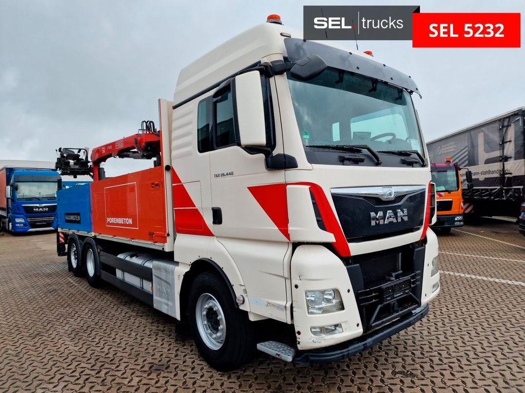 MAN TGX 26.440 / Intarder / Fassi / Lenkachse MAN TGX 26.440 / Intarder / Fassi / Lenkachse - משאית מנוף: תמונה 3 MAN TGX 26.440 / Intarder / Fassi / Lenkachse MAN TGX 26.440 / Intarder / Fassi / Lenkachse - משאית מנוף: תמונה 3