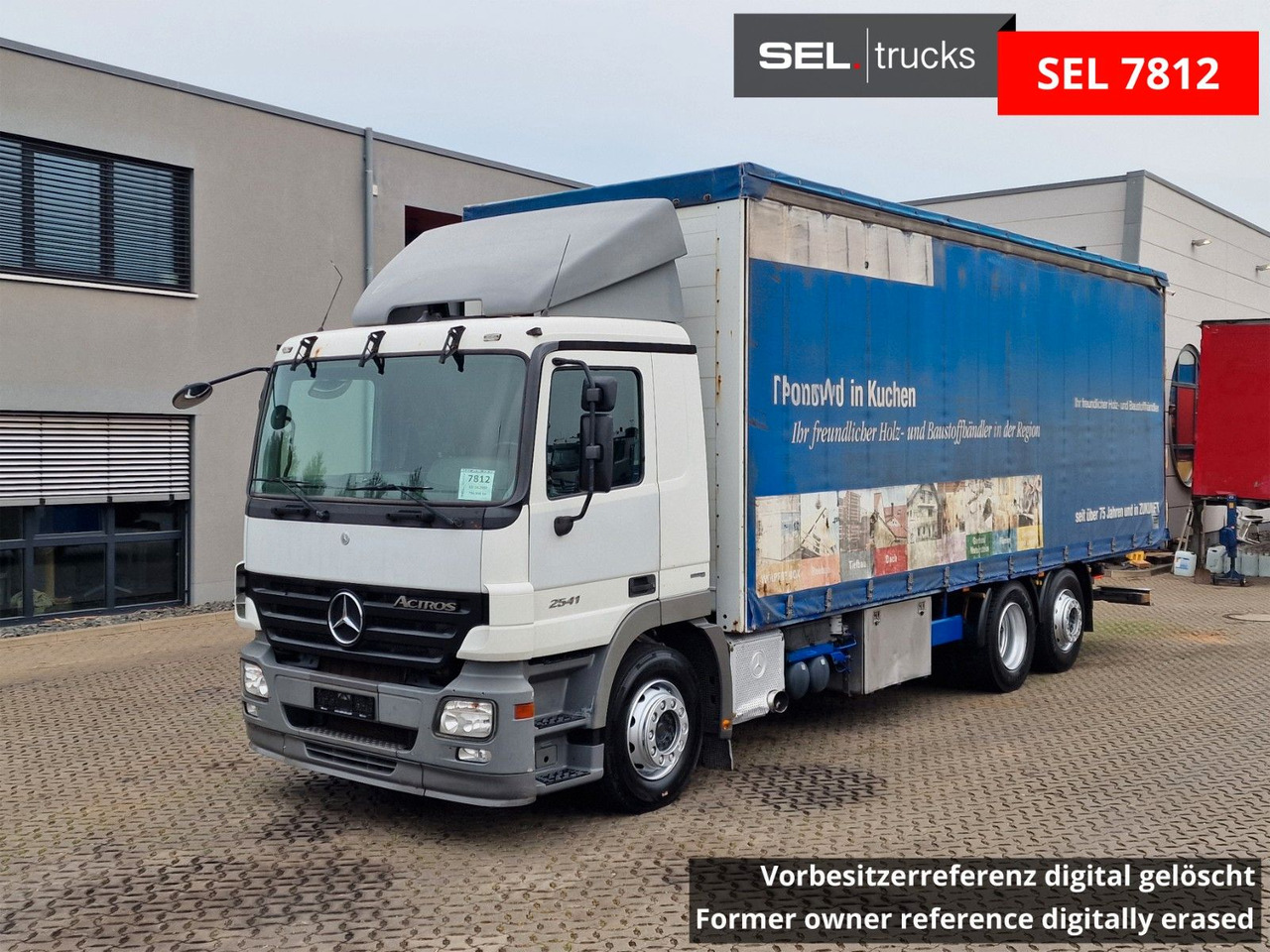 Mercedes-Benz Actros 2541 / Lenkachse / Liftachse / V6 - משאית וילונות צד: תמונה 1 Mercedes-Benz Actros 2541 / Lenkachse / Liftachse / V6 - משאית וילונות צד: תמונה 1