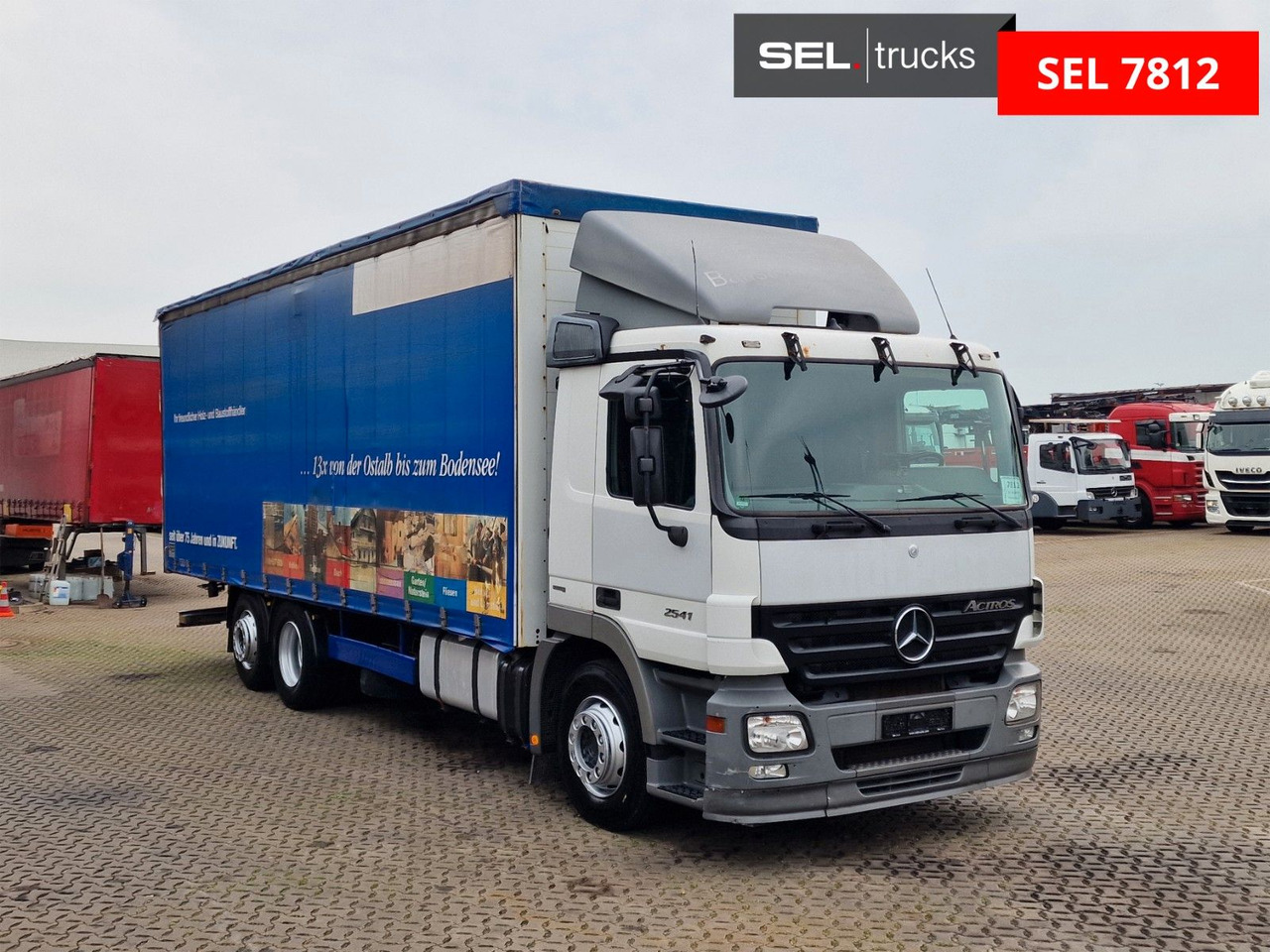 Mercedes-Benz Actros 2541 / Lenkachse / Liftachse / V6 - משאית וילונות צד: תמונה 3 Mercedes-Benz Actros 2541 / Lenkachse / Liftachse / V6 - משאית וילונות צד: תמונה 3