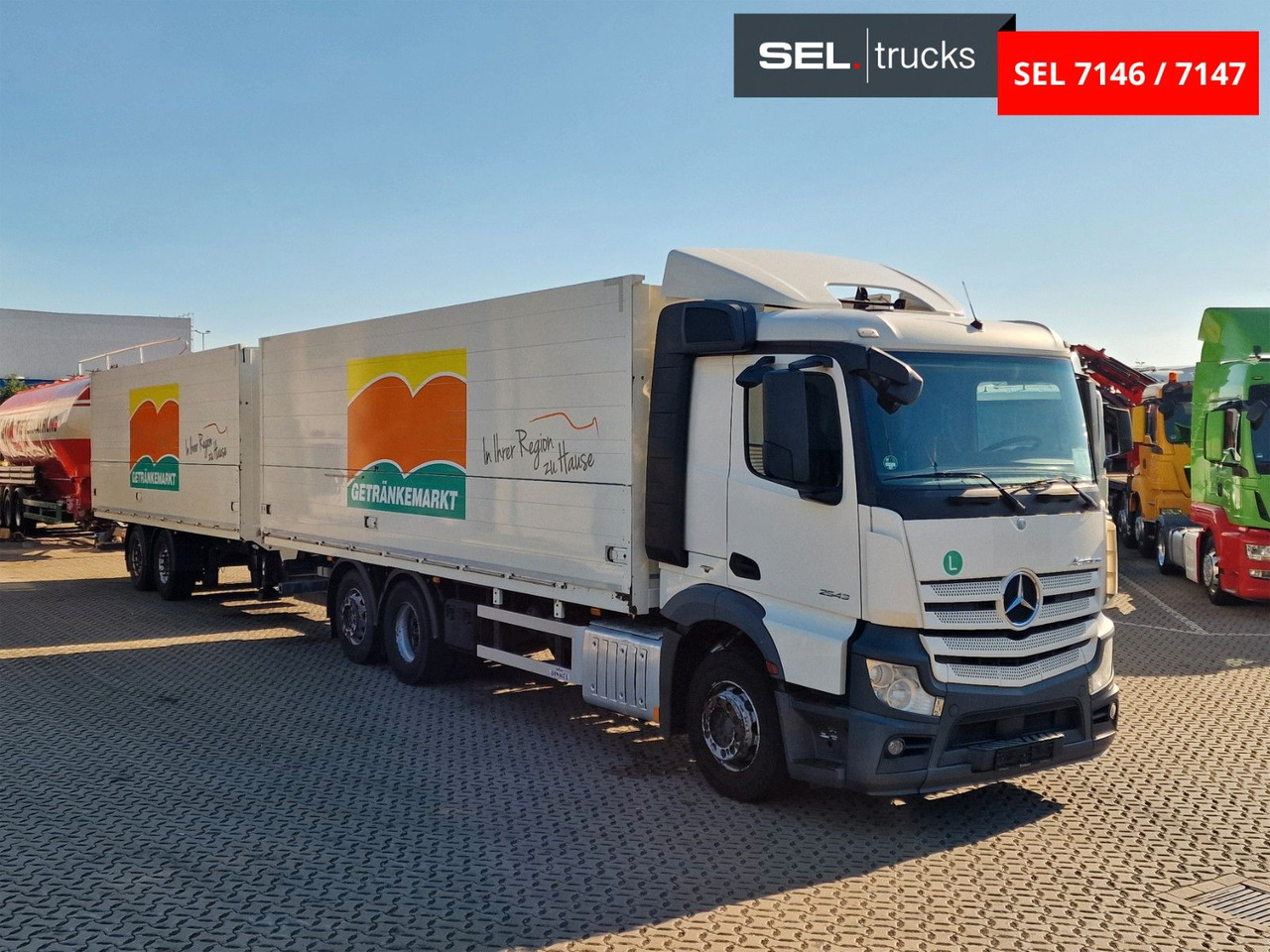 Mercedes-Benz Actros 2543 / Retarder / Lenkachse / Liftachse - משאית משקאות: תמונה 3 Mercedes-Benz Actros 2543 / Retarder / Lenkachse / Liftachse - משאית משקאות: תמונה 3