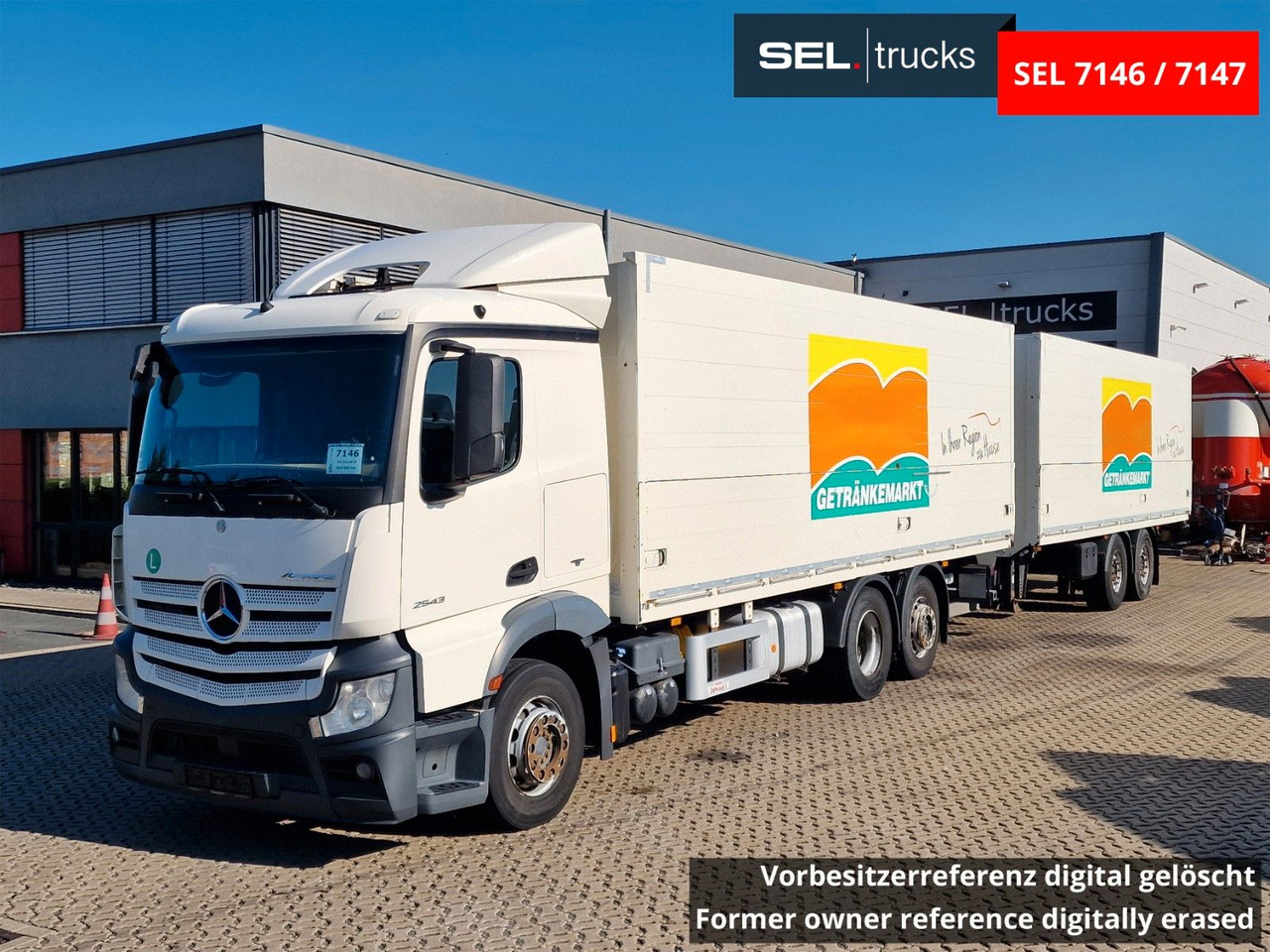 Mercedes-Benz Actros 2543 / Retarder / Lenkachse / Liftachse - משאית משקאות: תמונה 1 Mercedes-Benz Actros 2543 / Retarder / Lenkachse / Liftachse - משאית משקאות: תמונה 1