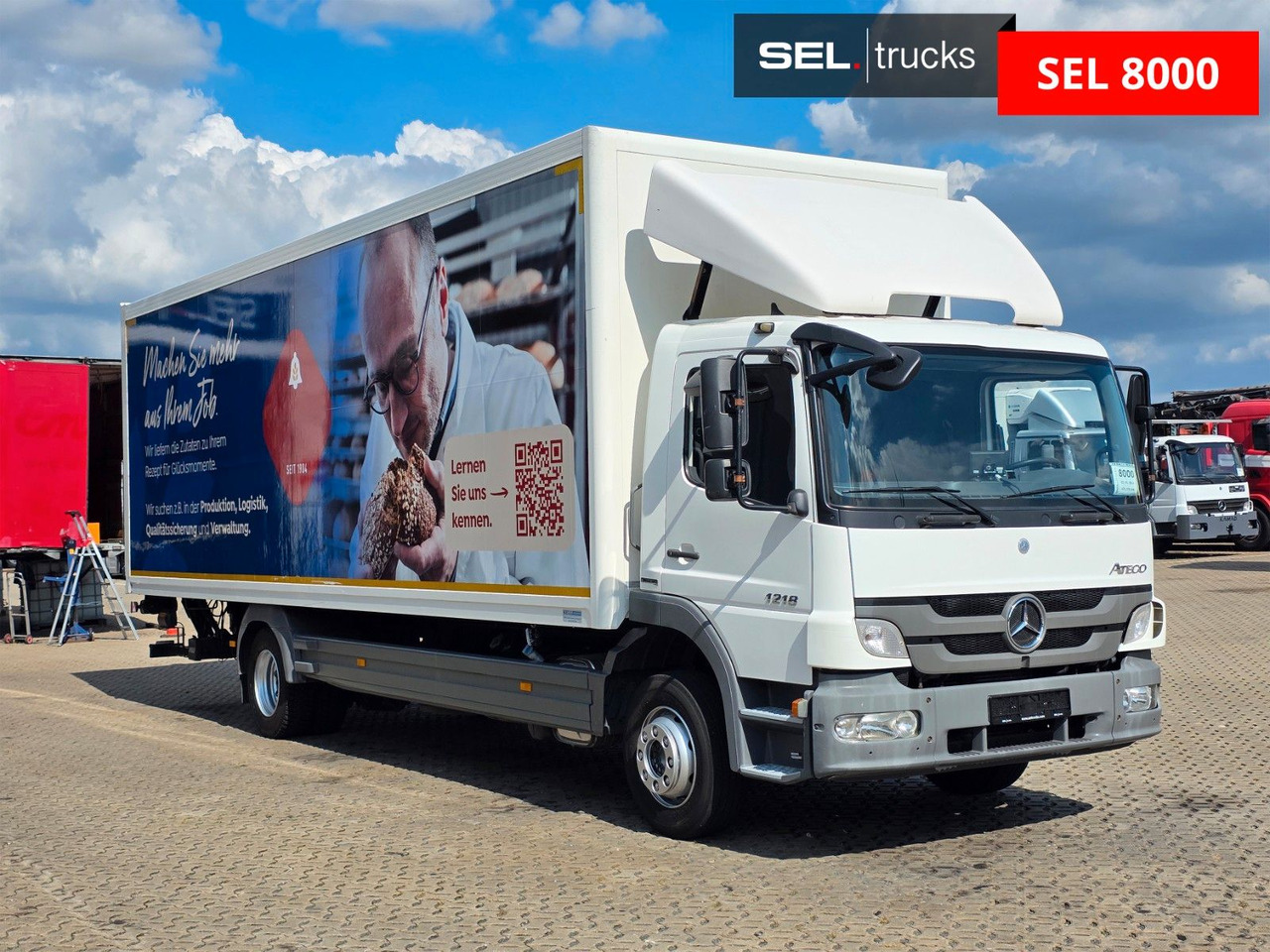 Mercedes-Benz Atego 1218 / Ladebordwand - משאית תיבה: תמונה 3 Mercedes-Benz Atego 1218 / Ladebordwand - משאית תיבה: תמונה 3