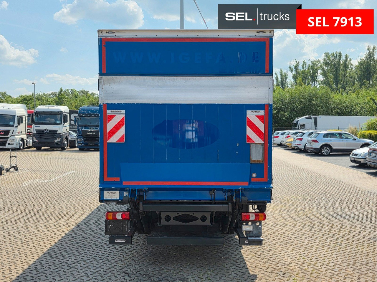 משאית תיבה Mercedes-Benz Atego 1221 / Ladebordwand: תמונה 6