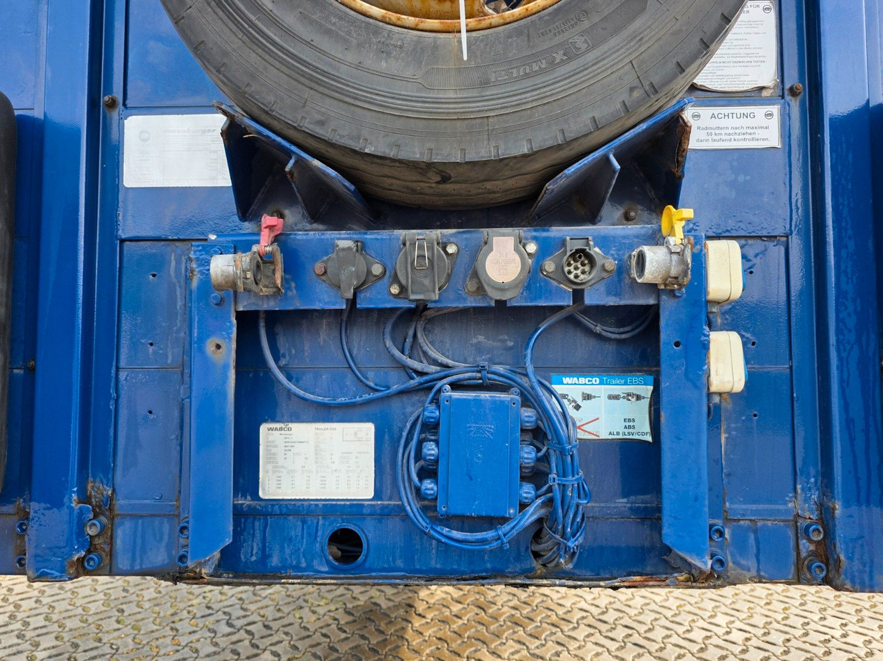 סמיטריילר צד נופל/ שטוח Meusburger MPS-4 / BPW / Lenkachse / Liftachse: תמונה 13