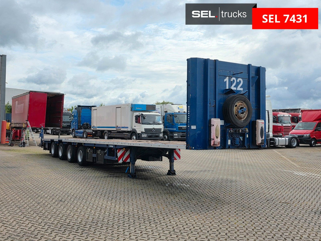Meusburger MPS-4 / BPW / Lenkachse / Liftachse - סמיטריילר צד נופל/ שטוח: תמונה 3 Meusburger MPS-4 / BPW / Lenkachse / Liftachse - סמיטריילר צד נופל/ שטוח: תמונה 3