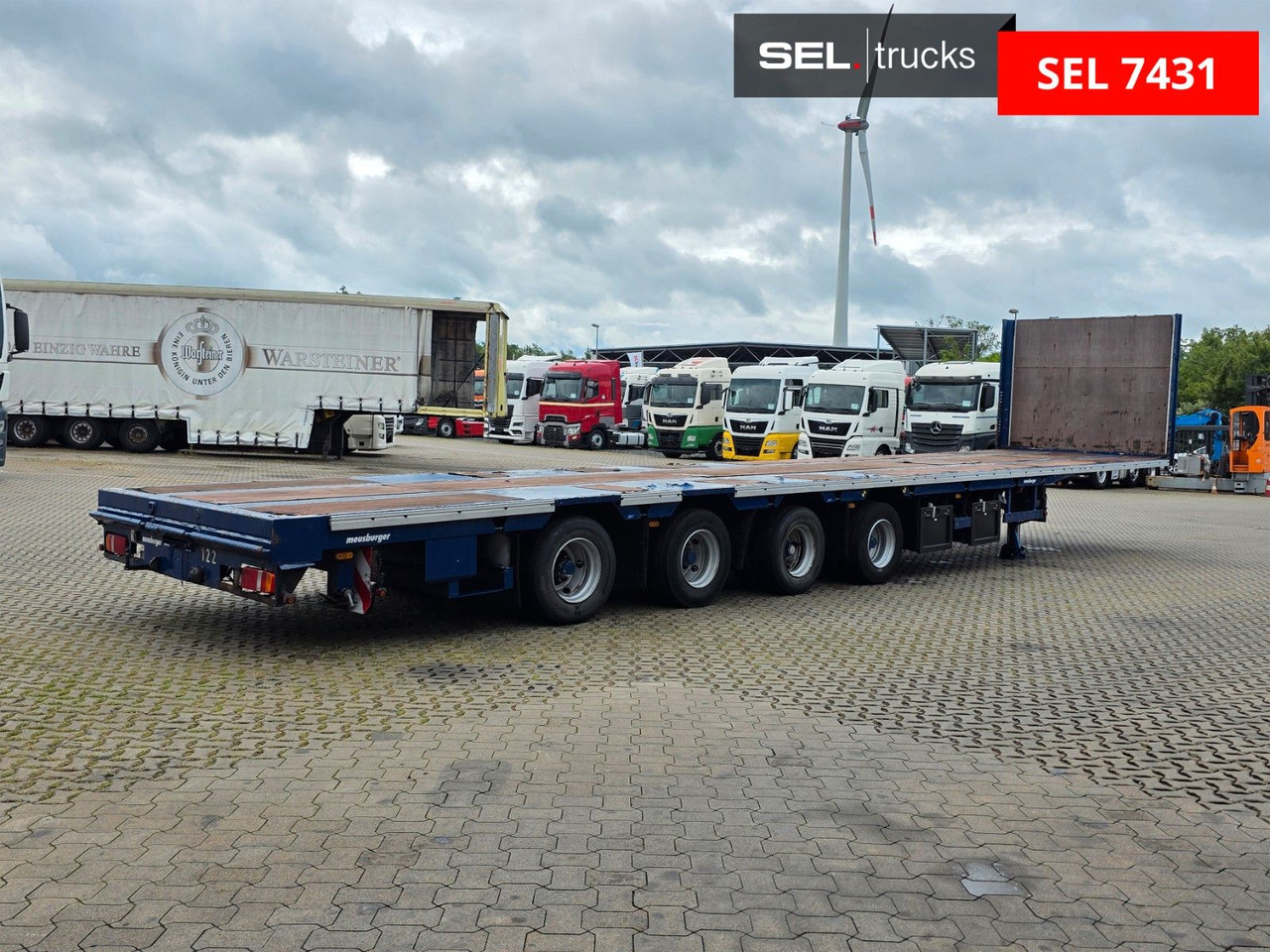 Meusburger MPS-4 / BPW / Lenkachse / Liftachse - סמיטריילר צד נופל/ שטוח: תמונה 5 Meusburger MPS-4 / BPW / Lenkachse / Liftachse - סמיטריילר צד נופל/ שטוח: תמונה 5