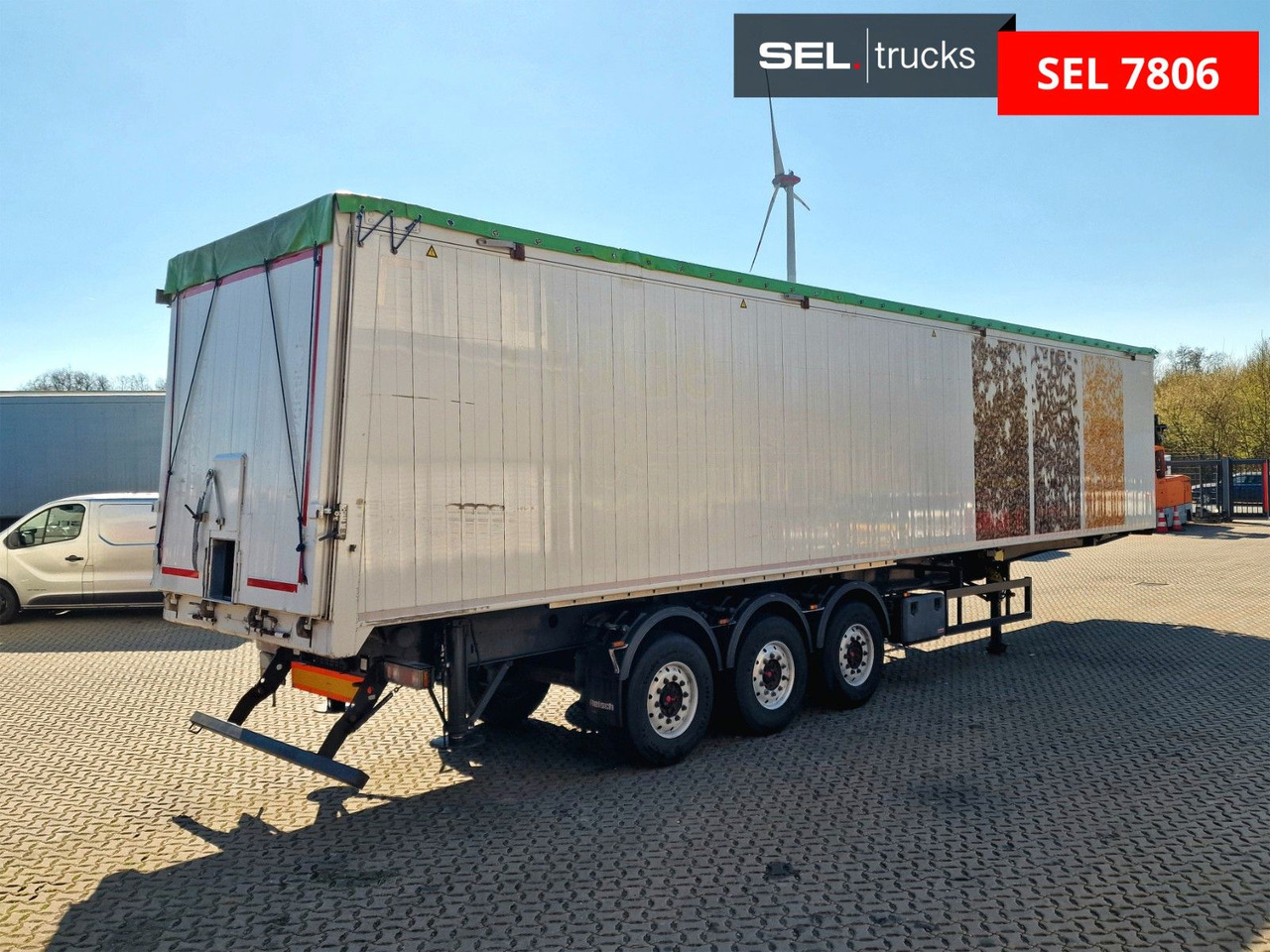Reisch RHKS-3-AG13 / Alu-Felgen / Liftachse / 80m³ - סמיטריילר עם מזהיר: תמונה 5 Reisch RHKS-3-AG13 / Alu-Felgen / Liftachse / 80m³ - סמיטריילר עם מזהיר: תמונה 5