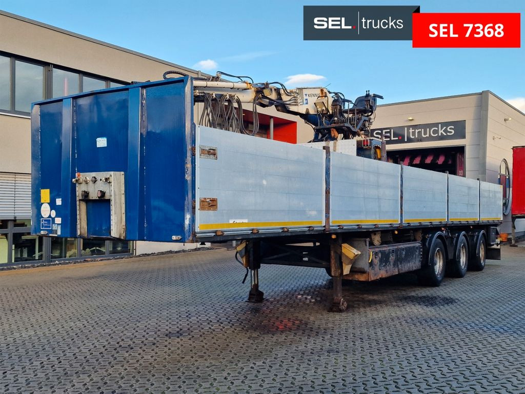 Schröder S11/24-P2-13,55 / Kran / Lenkachse - סמיטריילר צד נופל/ שטוח: תמונה 2 Schröder S11/24-P2-13,55 / Kran / Lenkachse - סמיטריילר צד נופל/ שטוח: תמונה 2