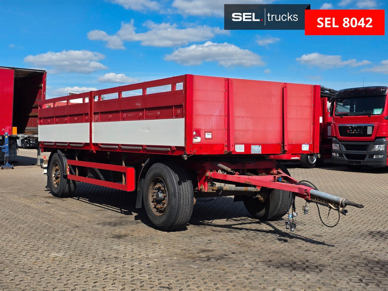 Schwarzmüller PA 2/E / Baustoff / 40 mm - קרון נגרר צד נופל/ שטוח: תמונה 3 Schwarzmüller PA 2/E / Baustoff / 40 mm - קרון נגרר צד נופל/ שטוח: תמונה 3