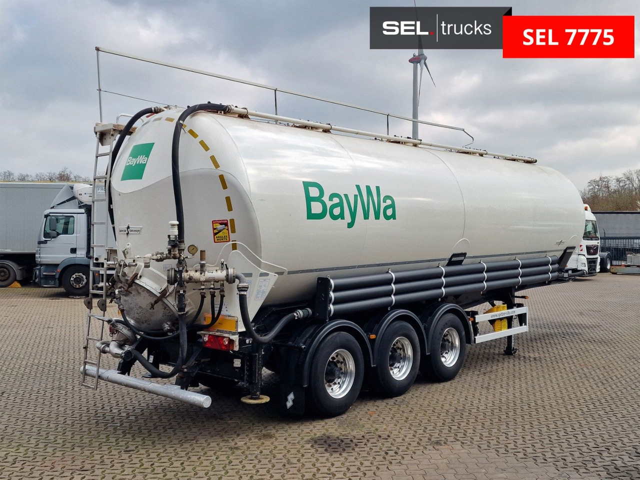 Spitzer SKS 27 / Kippsilo / 53.000 l / Liftachse - סמיטריילר Silo: תמונה 5 Spitzer SKS 27 / Kippsilo / 53.000 l / Liftachse - סמיטריילר Silo: תמונה 5