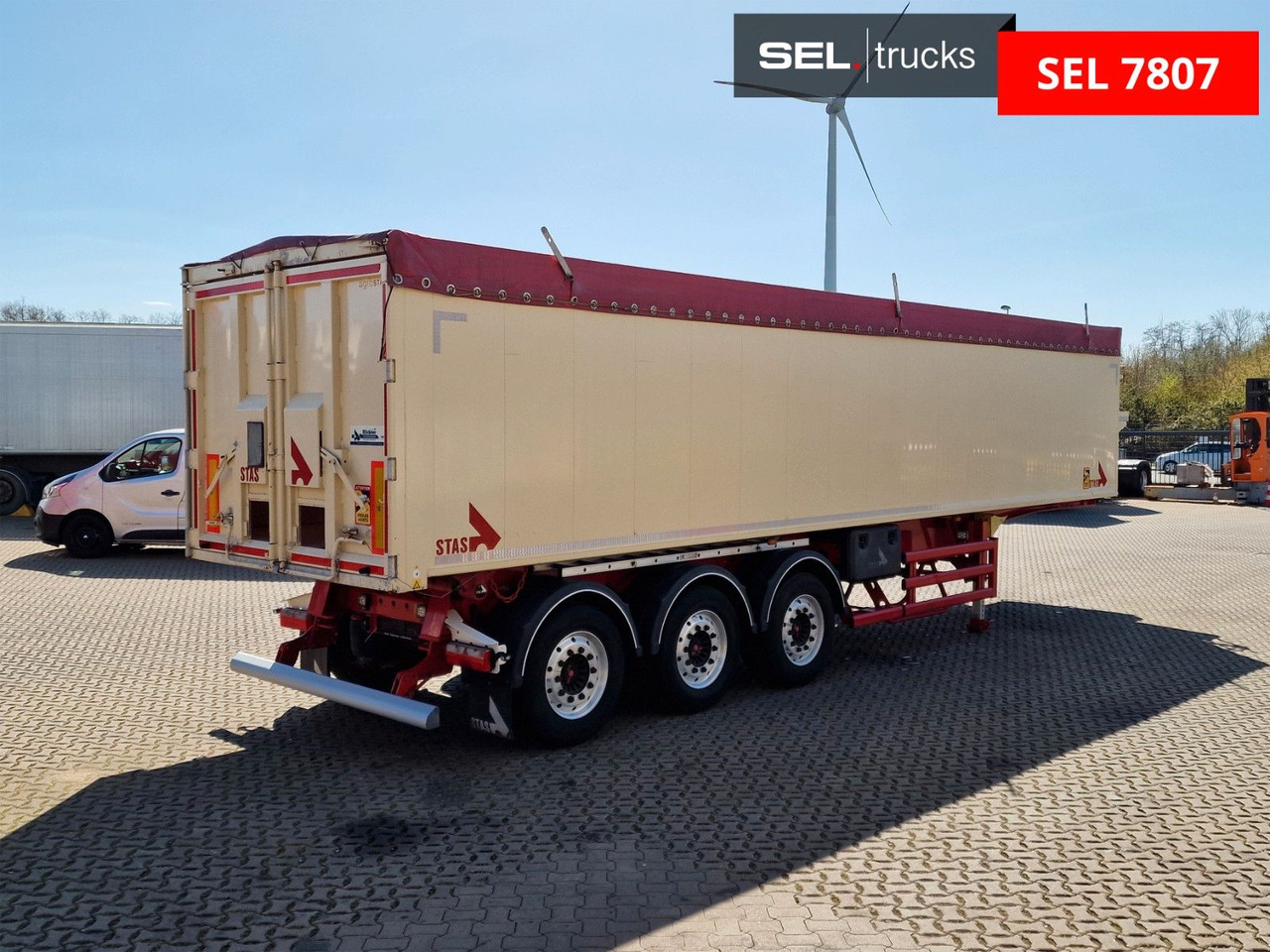 Stas S300CX / Alu-Felgen / EX II, FL, OX, AT / 50m³ - סמיטריילר עם מזהיר: תמונה 5 Stas S300CX / Alu-Felgen / EX II, FL, OX, AT / 50m³ - סמיטריילר עם מזהיר: תמונה 5