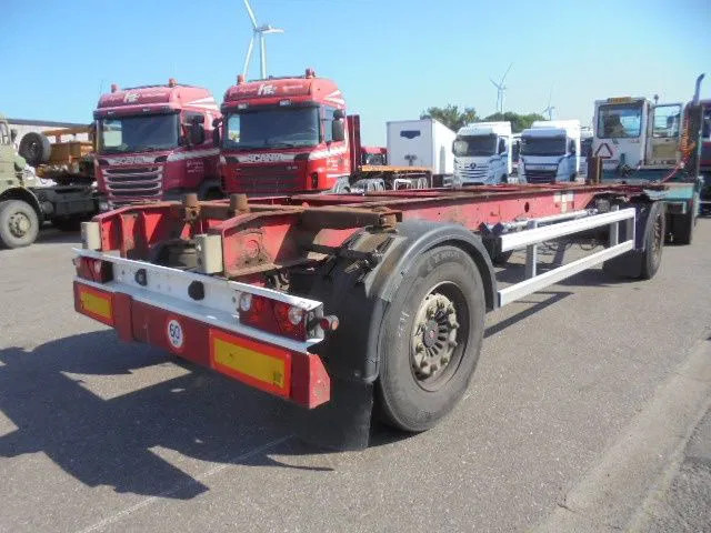 CIMC DC 02 - קרון נגרר מוביל מכולות/ החלפת גוף: תמונה 3 CIMC DC 02 - קרון נגרר מוביל מכולות/ החלפת גוף: תמונה 3