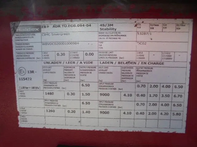 קרון נגרר מוביל מכולות/ החלפת גוף CIMC DC 02: תמונה 7 קרון נגרר מוביל מכולות/ החלפת גוף CIMC DC 02: תמונה 7