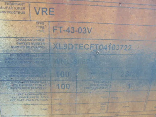 סמיטריילר מוביל מכולות/ החלפת גוף D-Tec FT 43-03: תמונה 13