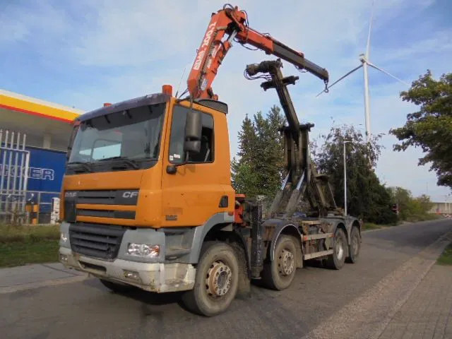DAF 85.360 8X4 - משאית מערכת כבלים, משאית מנוף: תמונה 1 DAF 85.360 8X4 - משאית מערכת כבלים, משאית מנוף: תמונה 1