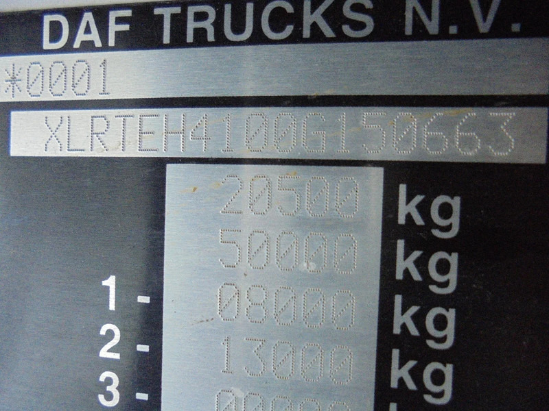 יחידת טרקטור DAF XF 440 EUR6: תמונה 16