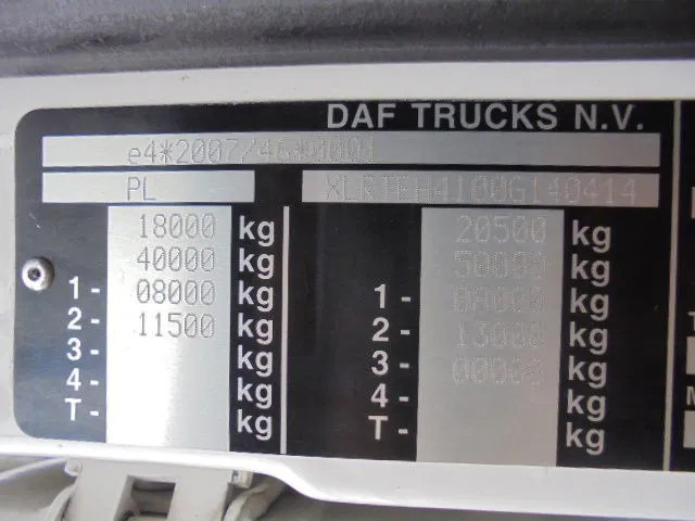 יחידת טרקטור DAF XF 440 SUPER SPACE CAB NL TRUCK: תמונה 17 יחידת טרקטור DAF XF 440 SUPER SPACE CAB NL TRUCK: תמונה 17