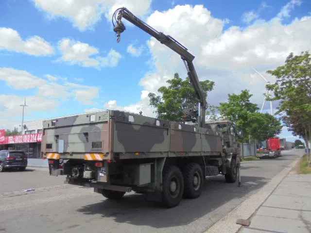 DAF YHZ 2300 6X6 + HIAB CRANE - משאית צד נופל/ שטוחה, משאית מנוף: תמונה 3 DAF YHZ 2300 6X6 + HIAB CRANE - משאית צד נופל/ שטוחה, משאית מנוף: תמונה 3