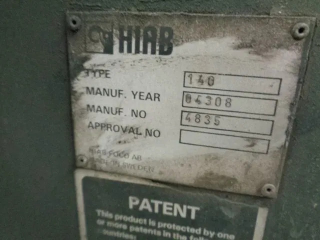 Hiab 140/2 - זרוע: תמונה 5 Hiab 140/2 - זרוע: תמונה 5