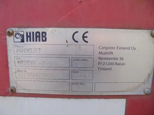משאית הרמת וו Hiab MULTILIFT XR21Z61: תמונה 11