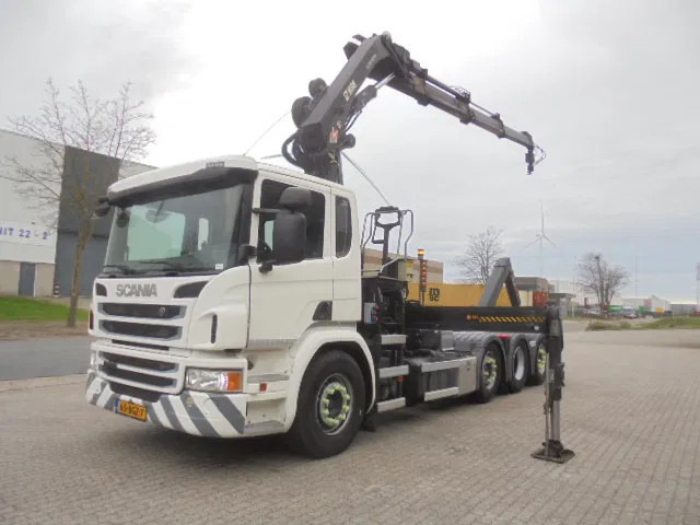 Scania P370 8X2 HAAK + KRAAN NL TRUCK LOW KM - משאית הרמת וו, משאית מנוף: תמונה 1 Scania P370 8X2 HAAK + KRAAN NL TRUCK LOW KM - משאית הרמת וו, משאית מנוף: תמונה 1