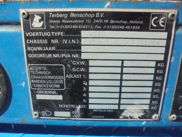 טרקטור מסוף Terberg YT 182 NL KENTEKEN: תמונה 13