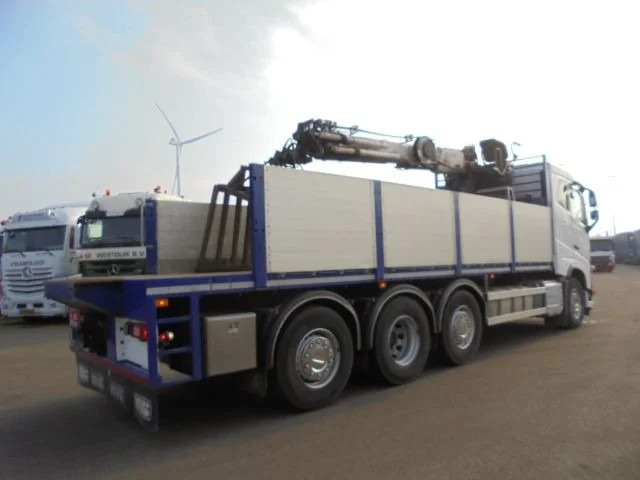 משאית צד נופל/ שטוחה, משאית מנוף Volvo FH FH 460 8X2: תמונה 7