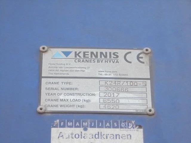 משאית צד נופל/ שטוחה, משאית מנוף Volvo FH FH 460 8X2: תמונה 17