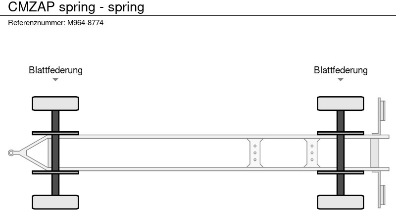 קרון נגרר לעץ CMZAP spring - spring: תמונה 9