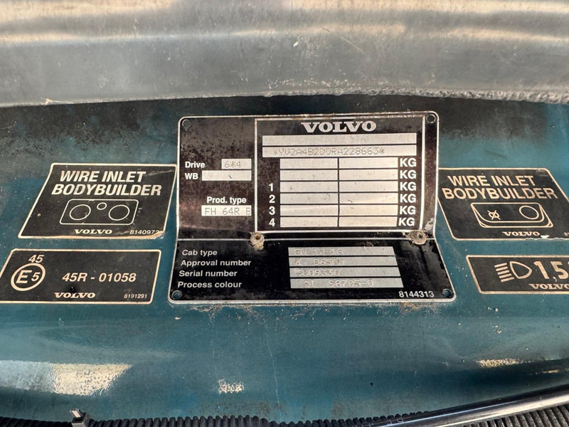 מזהיר Volvo FH 12.380, 6x4, spring-spring, manual: תמונה 17