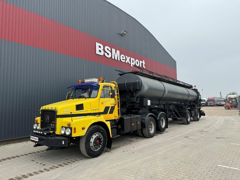 Volvo N12 + bitum spreader semitrailer - משאית מכל: תמונה 1 Volvo N12 + bitum spreader semitrailer - משאית מכל: תמונה 1